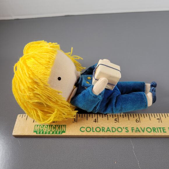 Vintage Joan Walsh Anglund Pocket Dolls 1975 Set of 3 Collectible Dolls - Picture 12 of 15